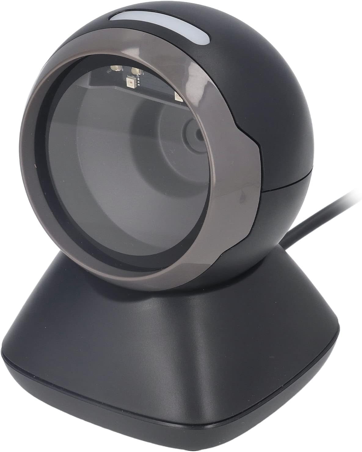 Desktop Barcode Reader USB Port QR Scanner Plug and Play Impact Resistant ABS Housing for Supermarket POS Systems
