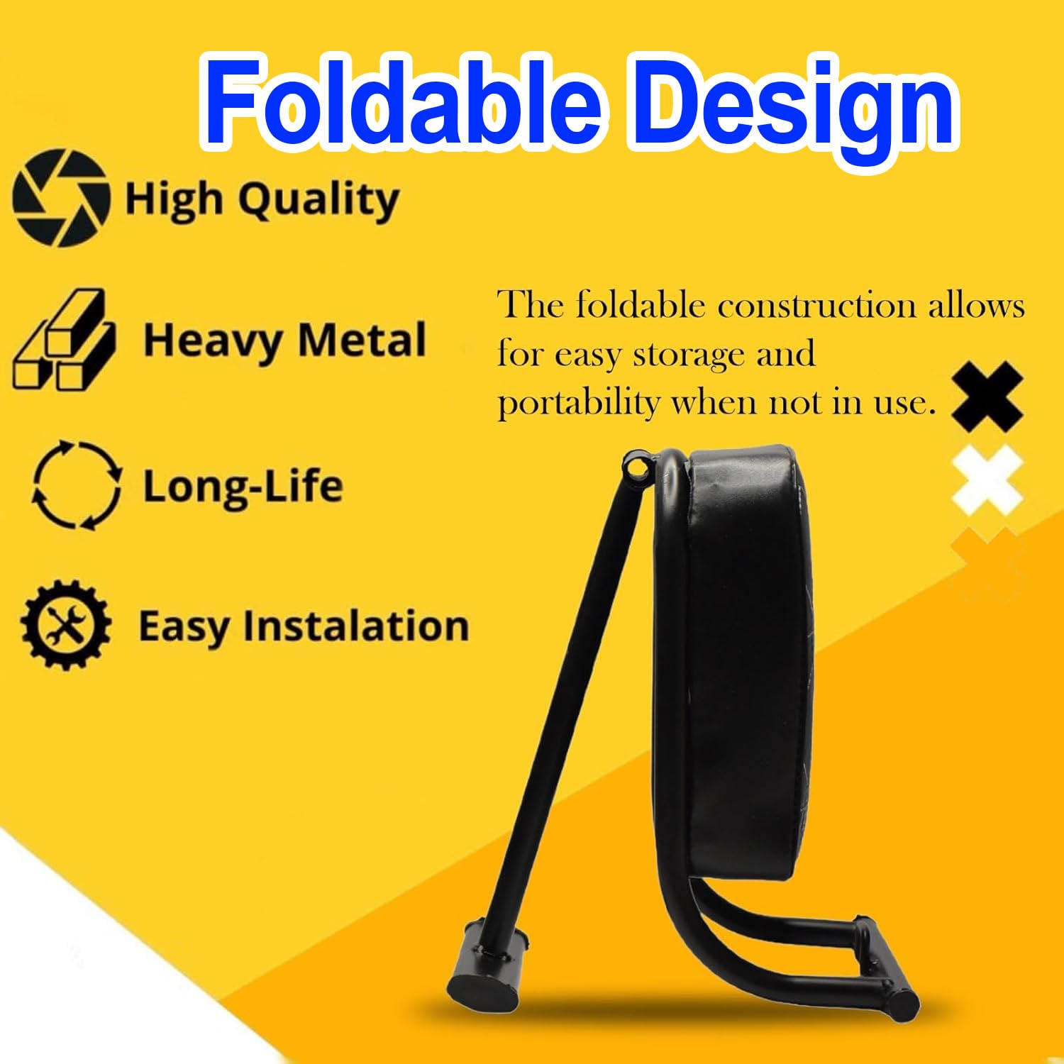 Auto Pearl Baby Seat Folding Stylish Stitching Designs Child Seat Compatible with iQube Electric - Image 8 thumbnail