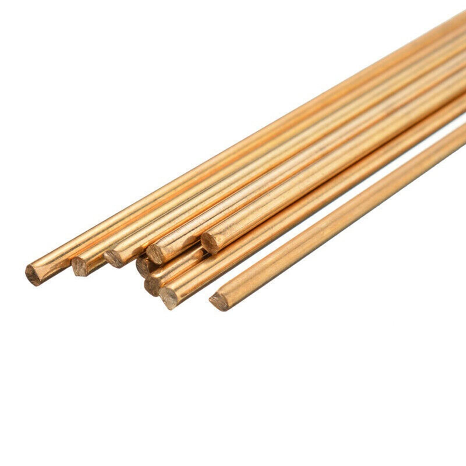 Alambre de Soldadura Electrodo Cubierto de latón 30 Unidades for reparación de Soldadura de Cobre, aleaciones y Hierro Fundido Gris.