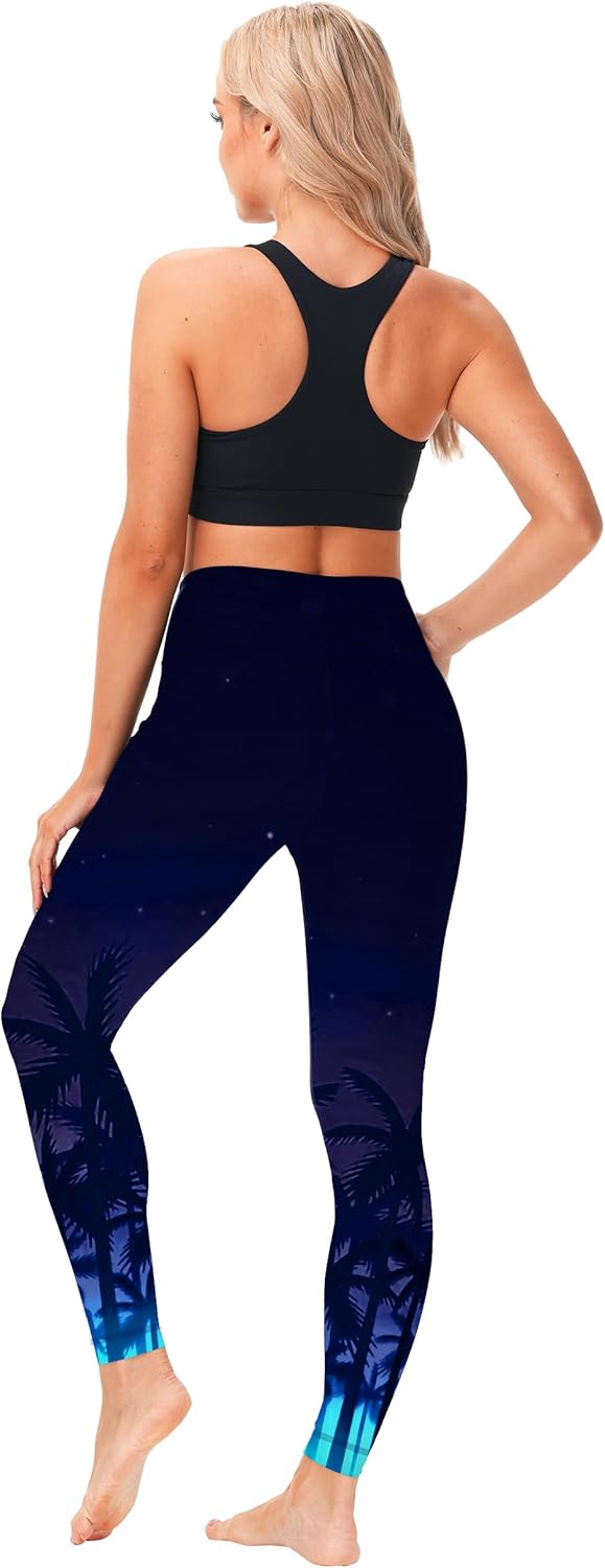 AOBUTE Women Swim Pants UPF 50+ Rash Guard Pants High Waisted Swimming Leggings - Image 7