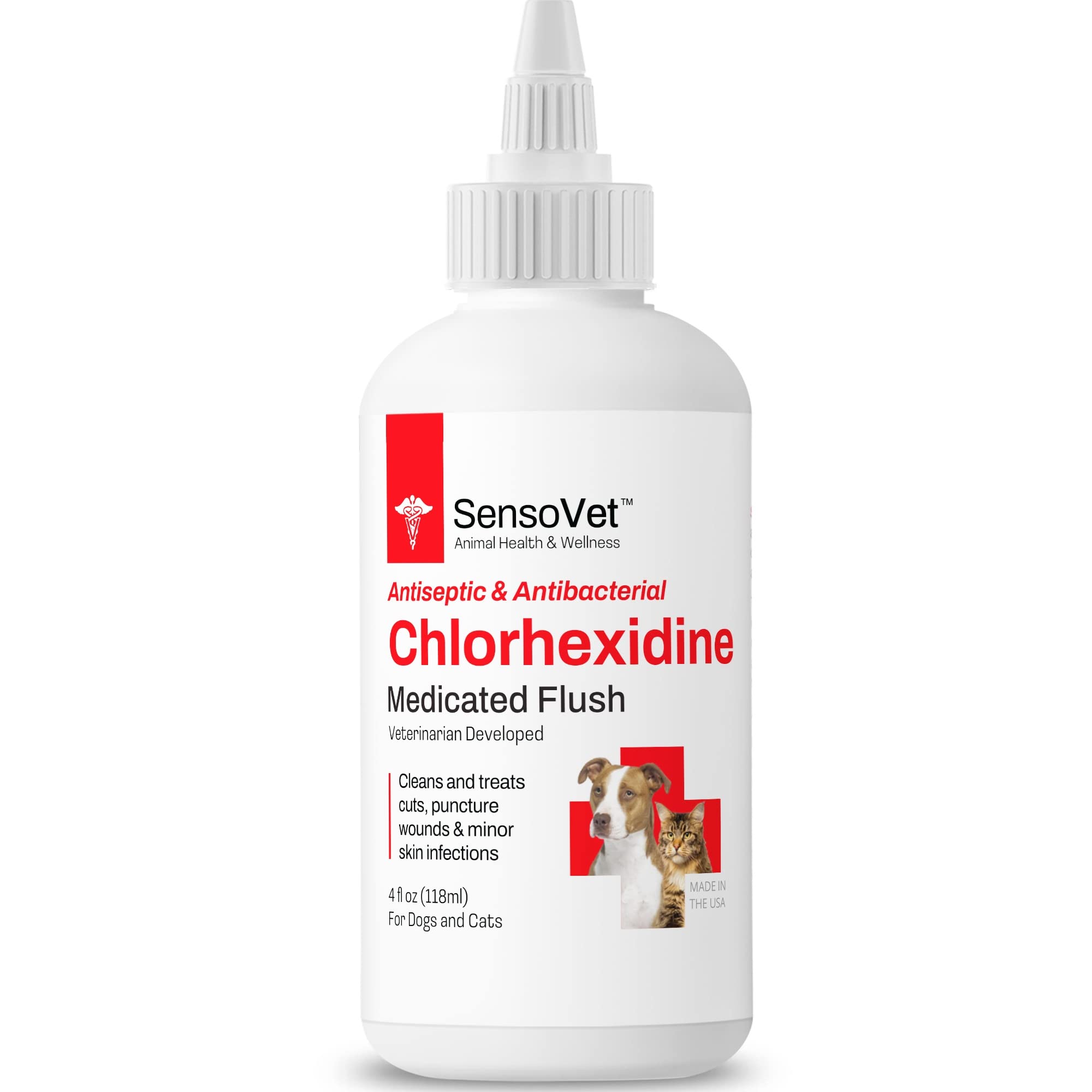 Buy SensoVet chlorhexidine gluconate Wound Solution for Dogs & Horses