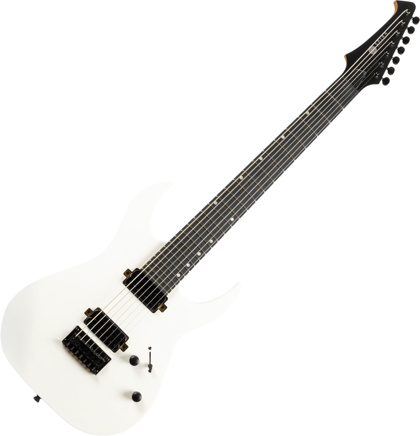 SPIRA Guitars S-407 MWH Satin White 7-Saiter E-Gitarre