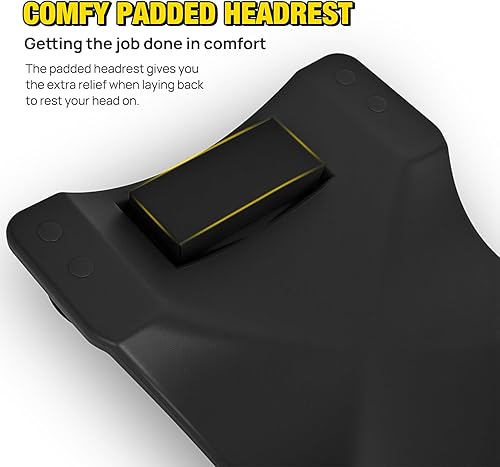 Miniatura 5 de Nilight Enredadera mecánica de plástico de 40 pulgadas, carrito de garaje moldeado por soplado de 40 pulgadas con reposacabezas acolchado, bandejas