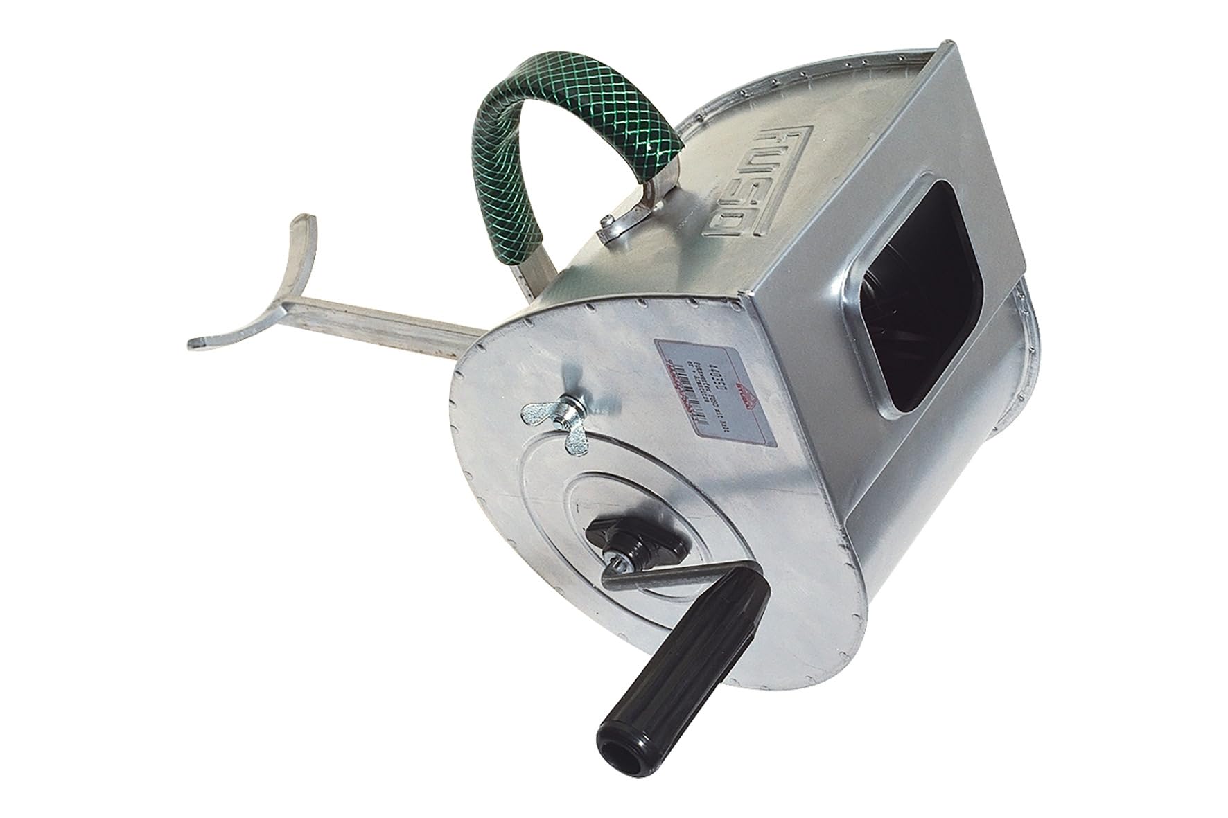 Stubai 440350 Tyrolean Gun with Roughcast Render, Silver/Black