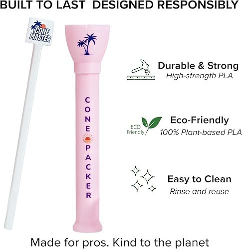 Miniatura 7 de Kit de carga y llenado de cono - Herramienta de embalaje de cono preenrollado para 2.756 in, 3.307 in (1), 3.858 in clásico y 4.291 in tamaño King -