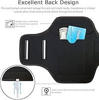 Vista 3 de JEMACHE - Brazalete para iPod Touch de 5ª/6ª generación, para correr o ejercitar, entrenar o hacer deporte, para iPod Touch 5/6 generación, con Azul