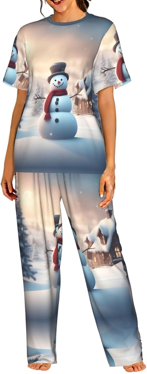 Naughty Pig Baby Print Women'S Pajama Sets,Comfortable Pjs For Women,Perfect For Loungewear And Sleep