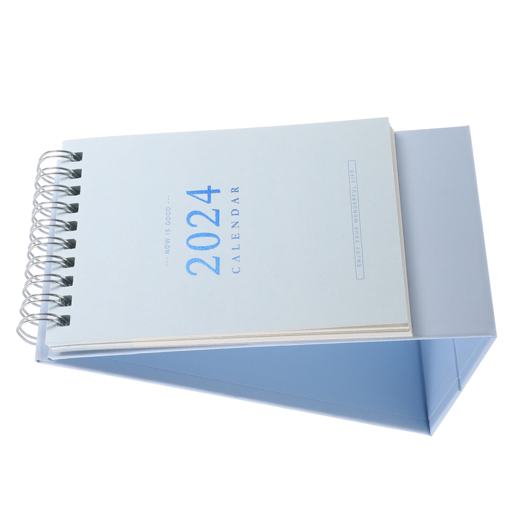 5 Stück Kleiner Stehender Tischkalender Kalender Büroplaner Stabil für Schreibtisch Home Office mit Abreißbarem Monatsdesign und Klarer Übersicht