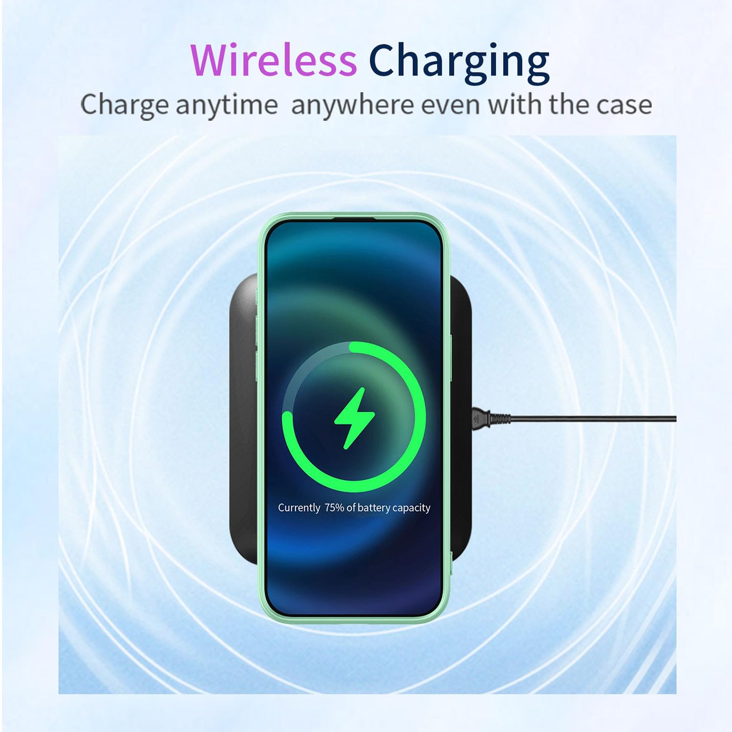 BORYA Silicone Coque Pour Motorola Moto G84 5G, Antichoc