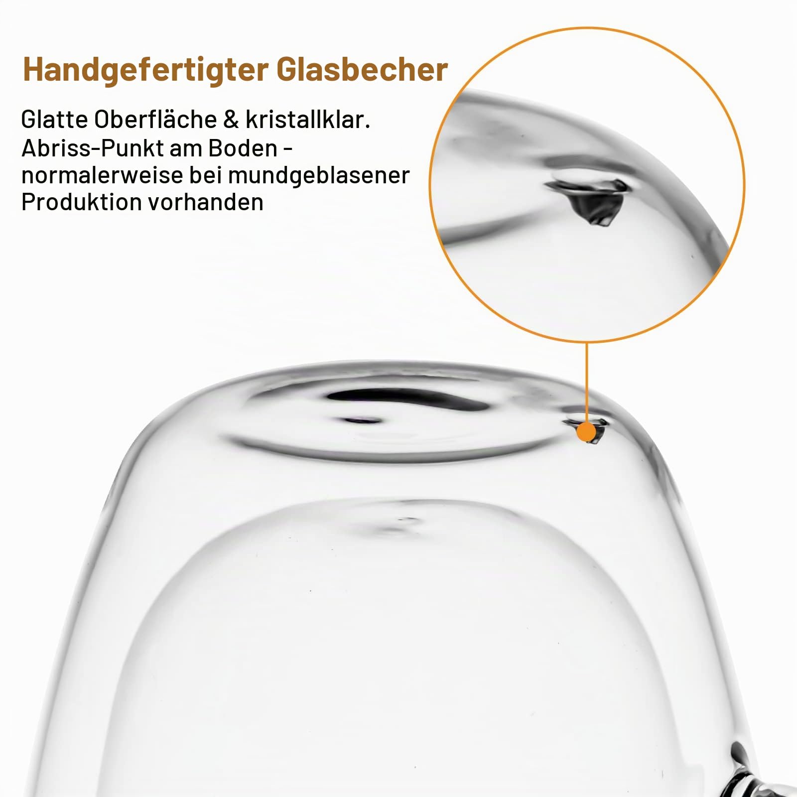 Espressotassen 80ml, 4er Set Espresso Gläser, doppelwandige Espressotassen Glas mit Henkel Kaffeetassen für Espresso, Cappuccino, Macchiato,Tee