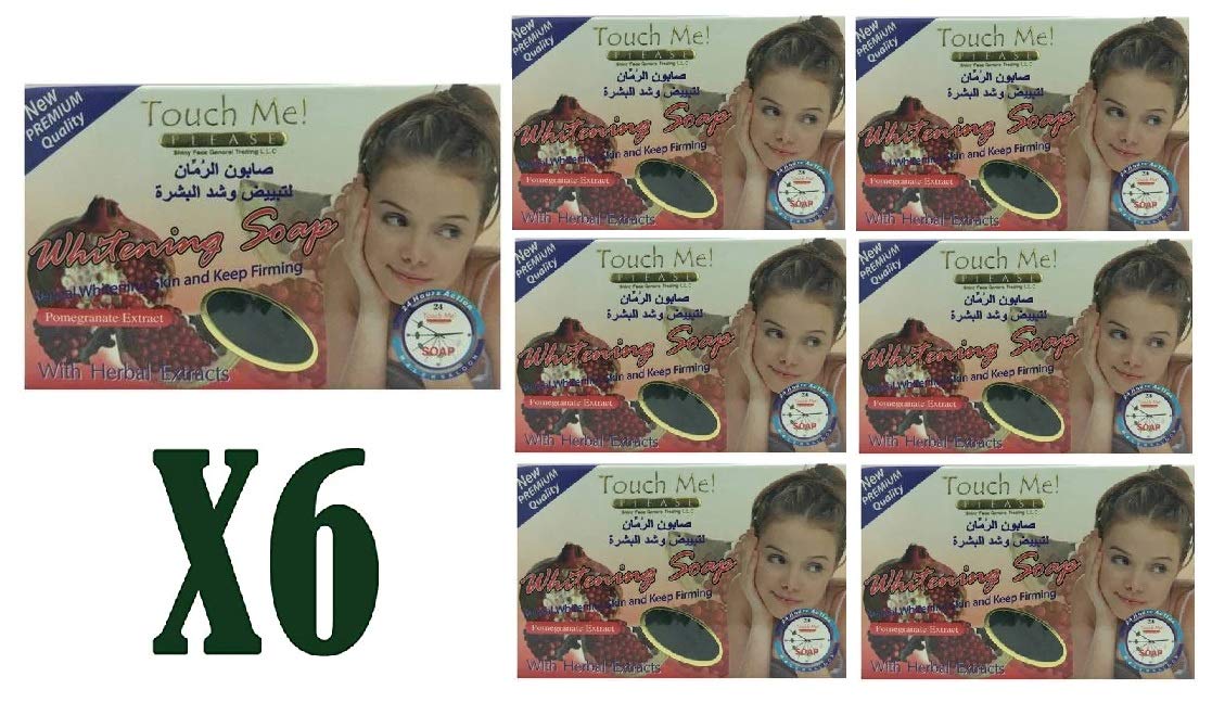 Touch MeWhitening & Keep Firming Soap with Pomegranate Extract (135g) Set of 6 Pieces