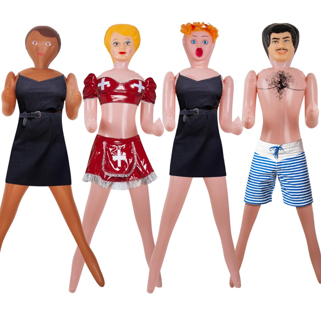 AIR GAG Blow up Doll - Life Size Inflatable Doll - Fun Gift for Bachelor Party, Bachelorette Party, Pranks, Birthdays, Homeland Parties and Fun Events