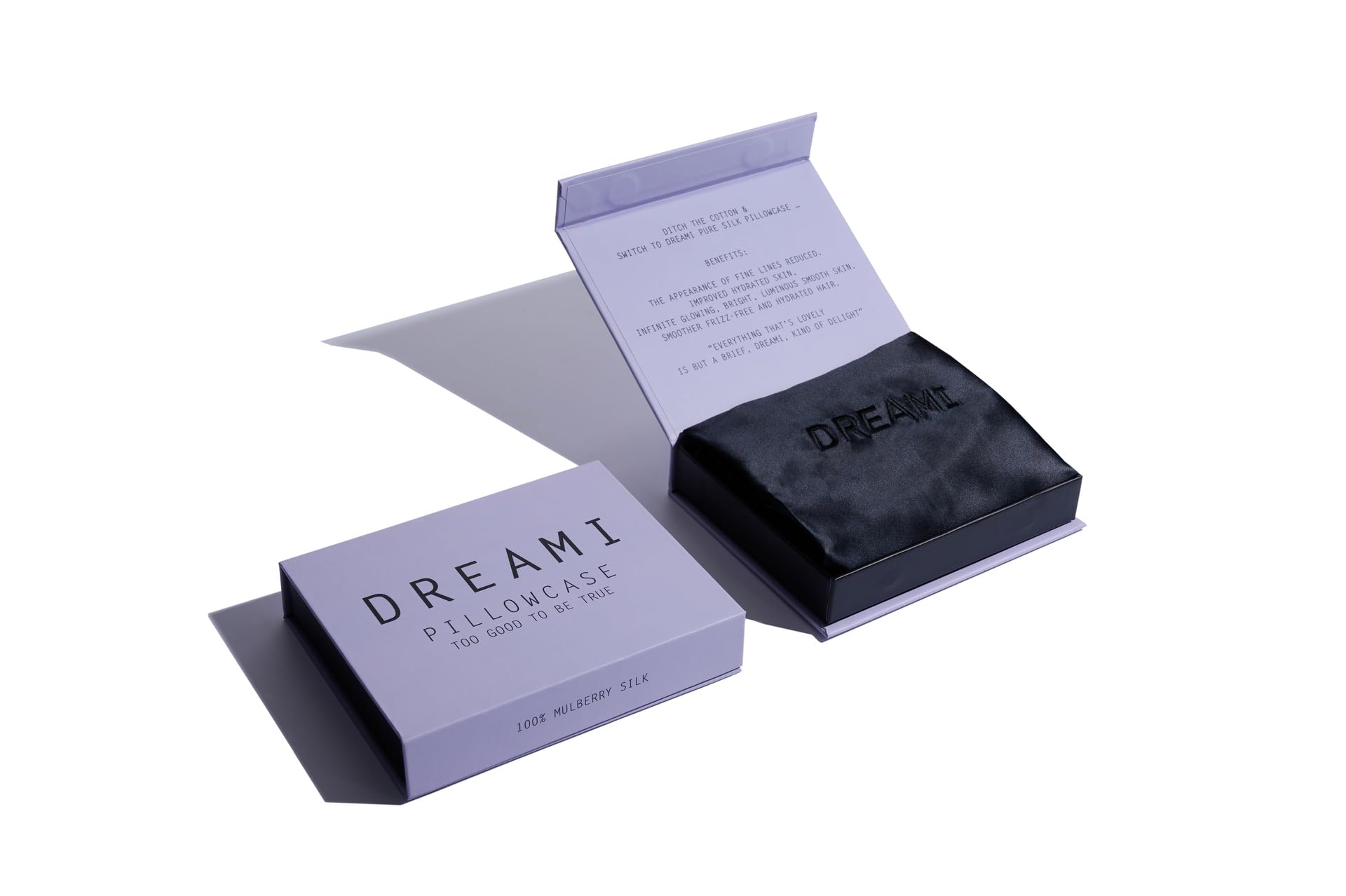 DREAMI Premium Silk Pillowcase for Hair & Skin - Ultra Soft, Cooling, Anti-Frizz, Hydrating, Reduces Wrinkles - Image 2