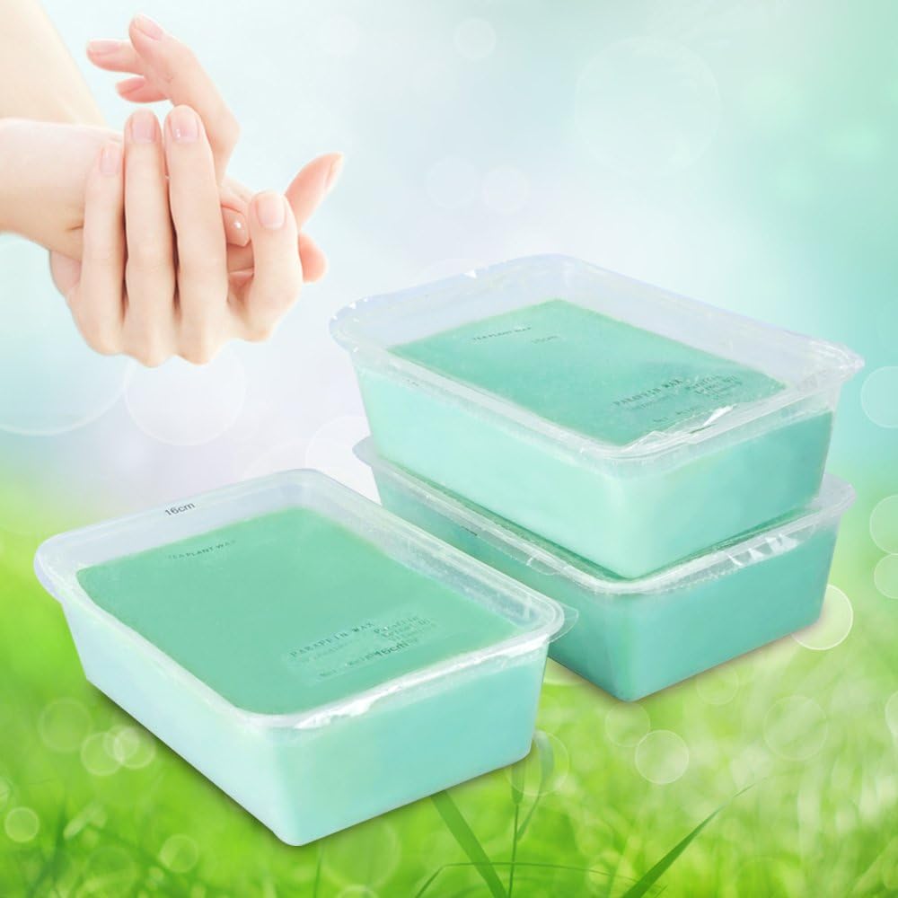 Funtell Tea tree flavor Paraffin Wax 450g X 3 Paraffin Wax