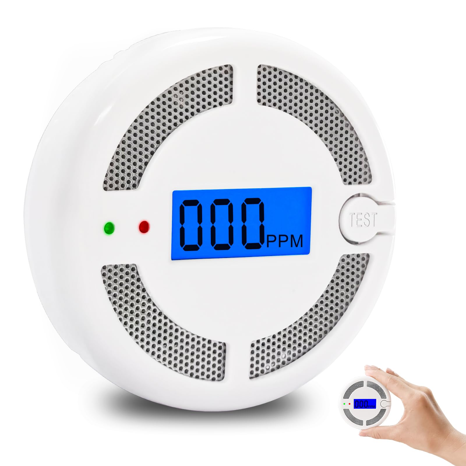 Battery Powered CO Alarm With LCD Display (UL2034 Certified