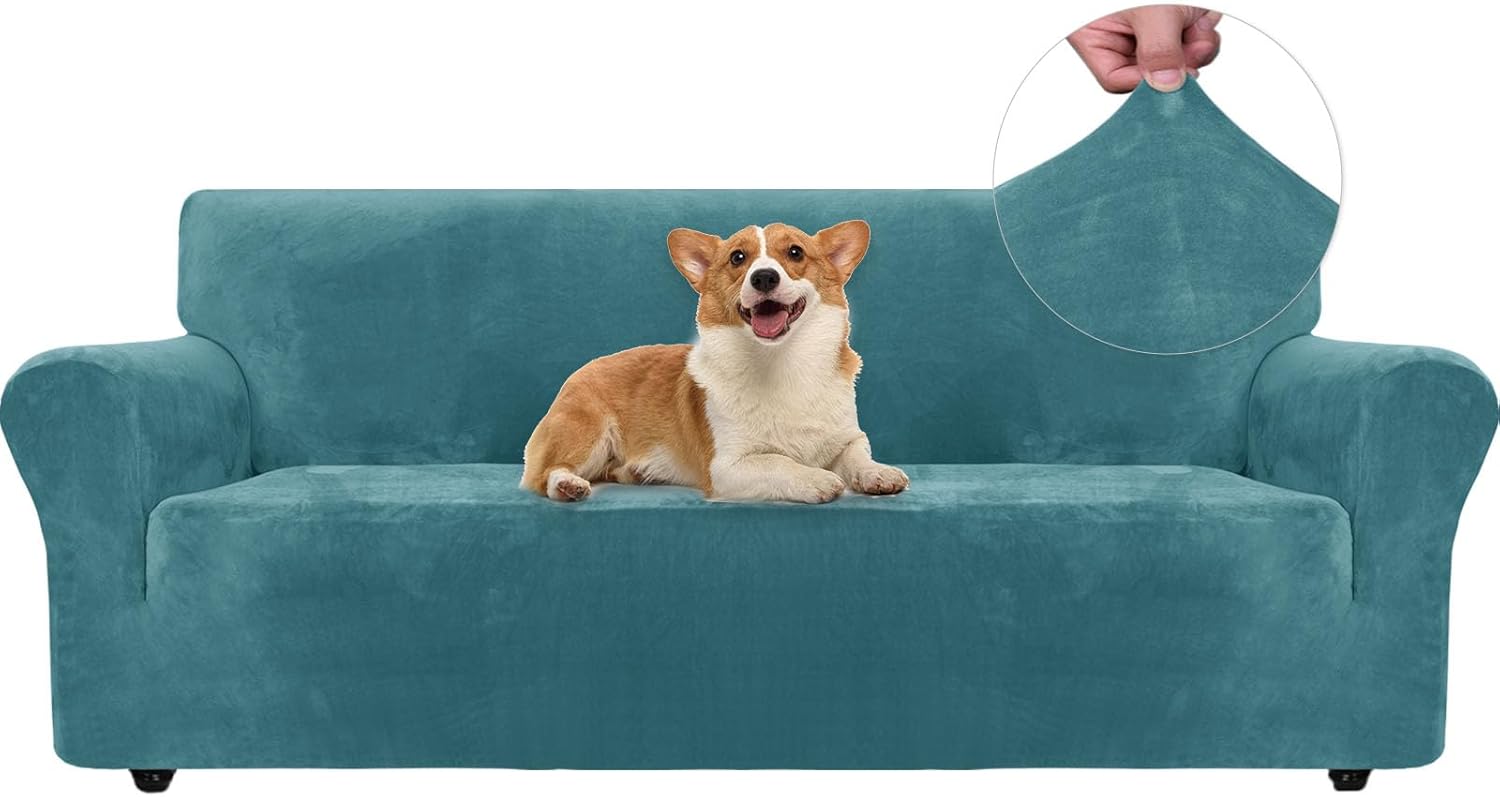 BIANCHERIAWEB - Copridivano Copripoltrona Elasticizzato Effetto Velluto Dis Picasso Rosa 3 Posti Rosa 8056710443462 - Foto 3