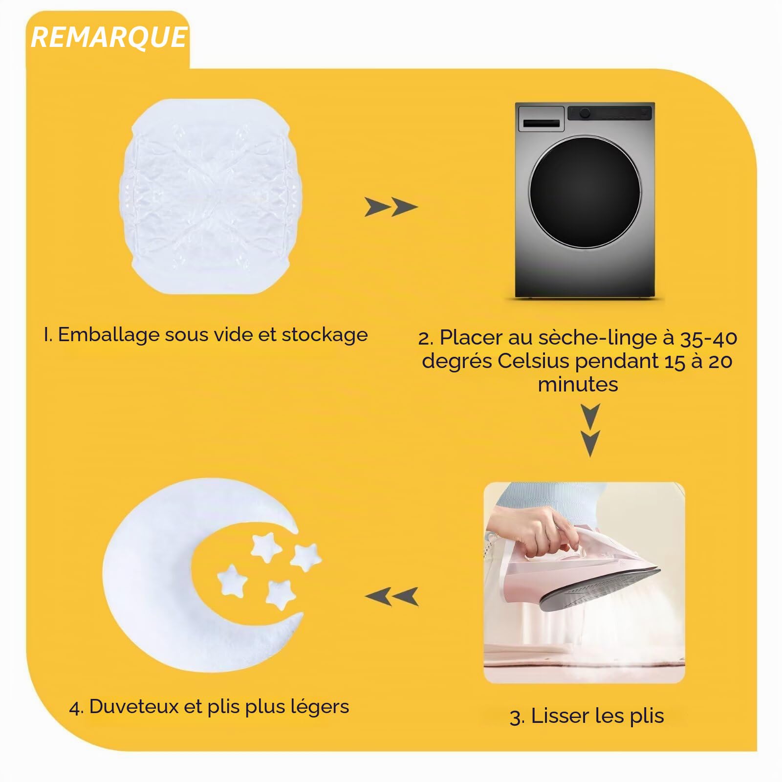 Lot de 4 accessoires de photographie pour nouveau-né - Demi-lune - Coussin et étoiles - Accessoires de photographie pour bébé - Accessoires de studio