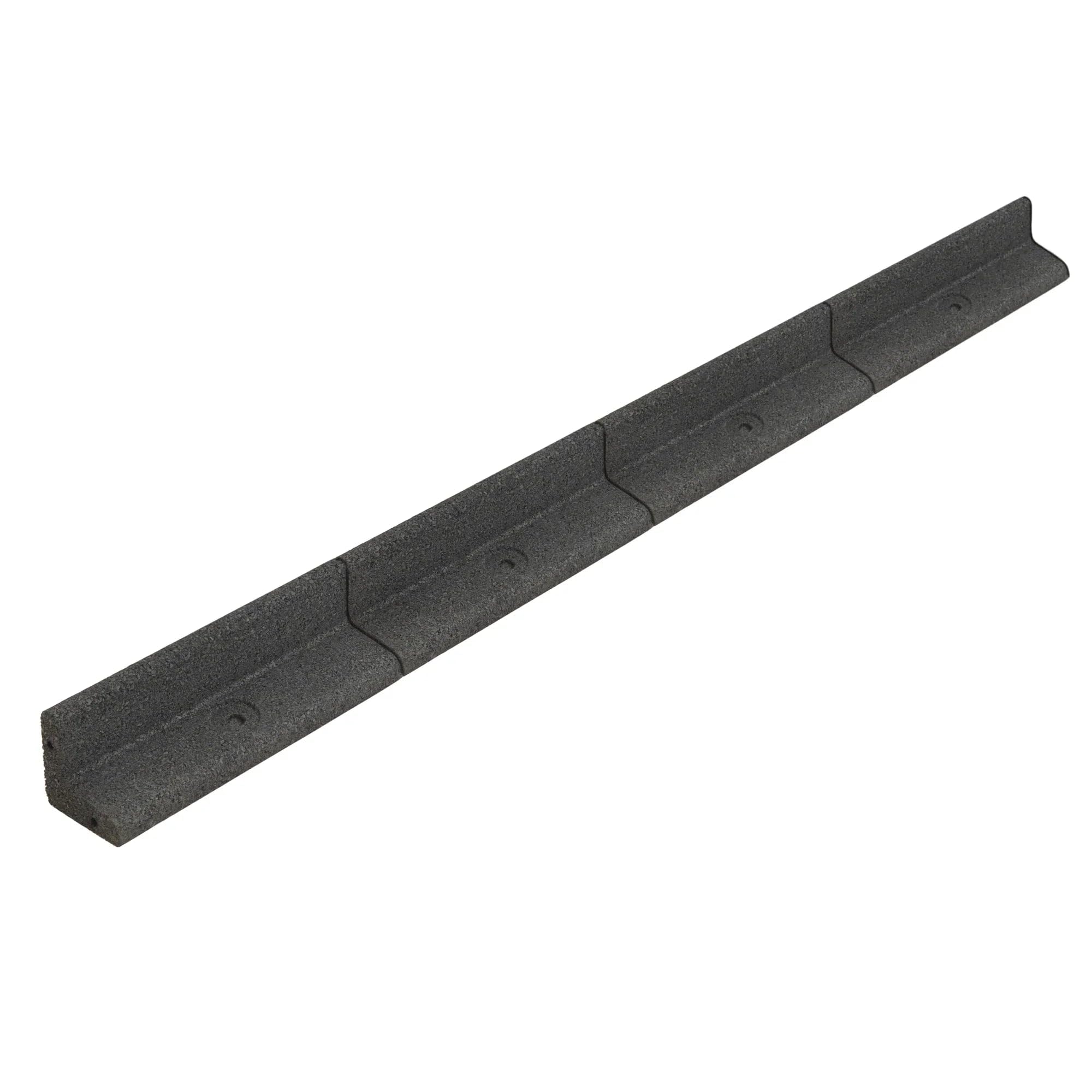 Flexible Lawn Edging 14.4m Long Pack of 12 x 1.2m Grey Garden Border Grass Lawns Pathways Path Edge Vegetable Plot Flowerbed Raised Borders UV Resistant Matching Plastic Ground Pegs Rubber Mallet