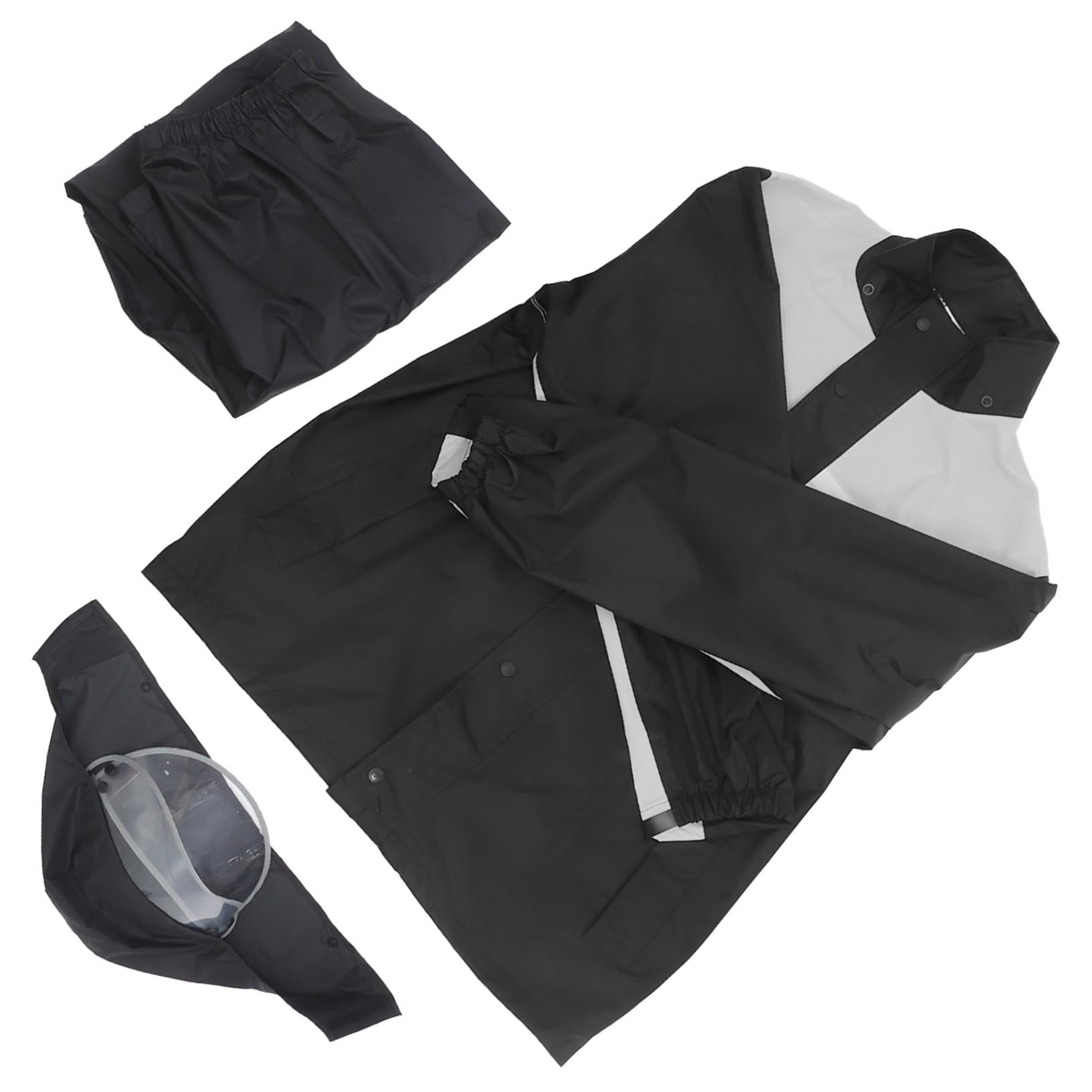 GARVALON Regenanzug Herren Motorrad Satz 2xl Winddicht Regenjacke Und Regenhose Mit Reflexstreifen Für Outdoor Motorradschutz