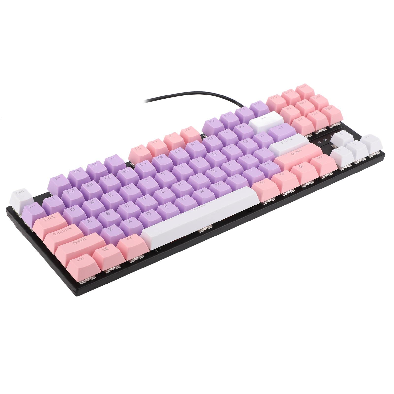 Cocoarm Klawiatura Mechaniczna 87 Klawiszy, Przełączniki Blue Switch,