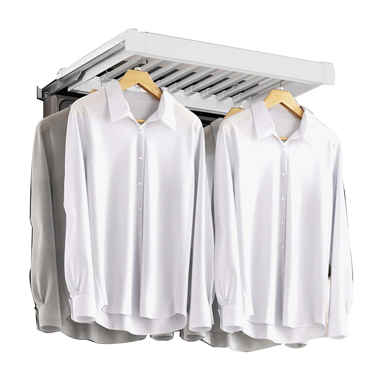 Séchoir à linge invisible pour pantalons contre le manque de place