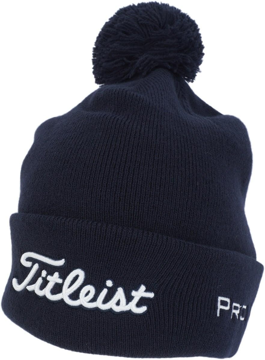 Titleist ツアーポンポン ビーニー Amazon.co.jp: [タイトリスト] ツアーポンポン ビーニー ネイビー