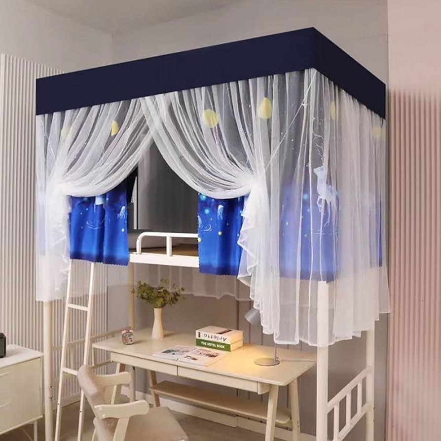 値下げ ホットテント 新品未使用 Amazon.co.jp: 二段ベッド用ベッドテント 90*190*110cm通気性