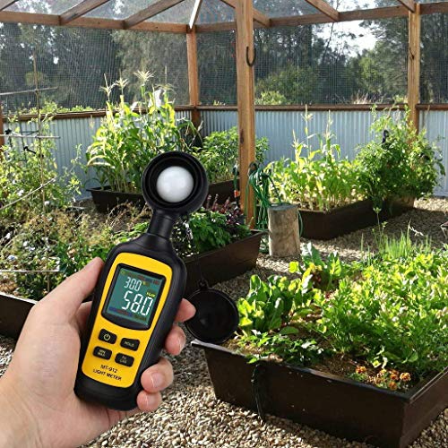 Digital Luxmeter Tragbare Photometer Belichtungsmesser Beleuchtungsstärke Lichtmesser mit Bereich bis zu...