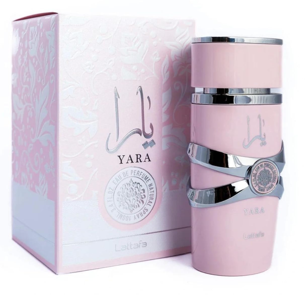 Perfume Yara Original 100ML, Perfume Árabe para Mujer de Larga Duración, Eau da Parfum Importado desde Dubái, Incluye Atomizador Recargable 5ML, Fragancia Floral y Dulce (Yara)