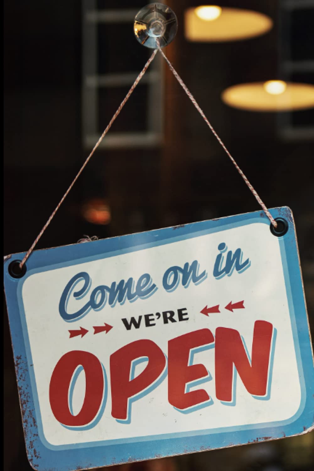 Reopen Notebook: Fun and Positive Notebook Great for Businesses