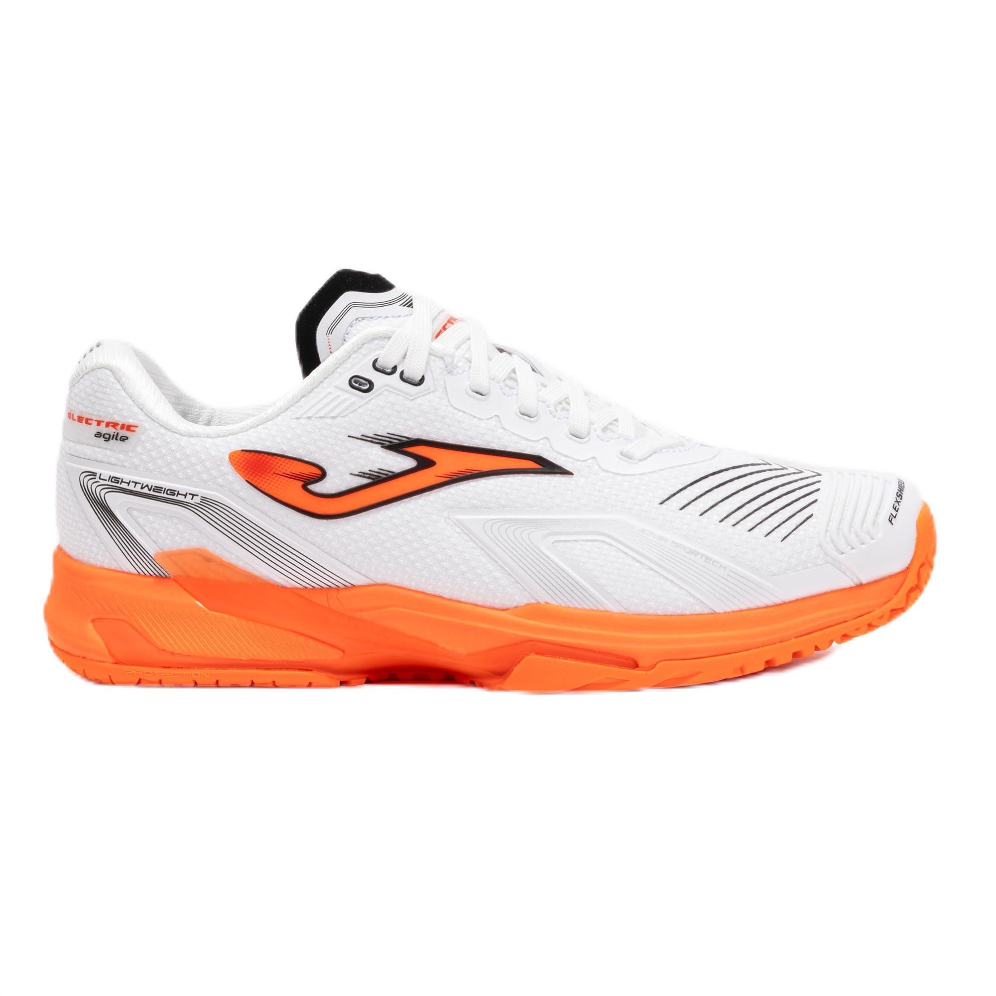 Joma Zapatillas Tenis Suela Clay Hombre Tallas 39-47 Ligeras y Estables con Ventilación Avanzada – Electric Court Clay