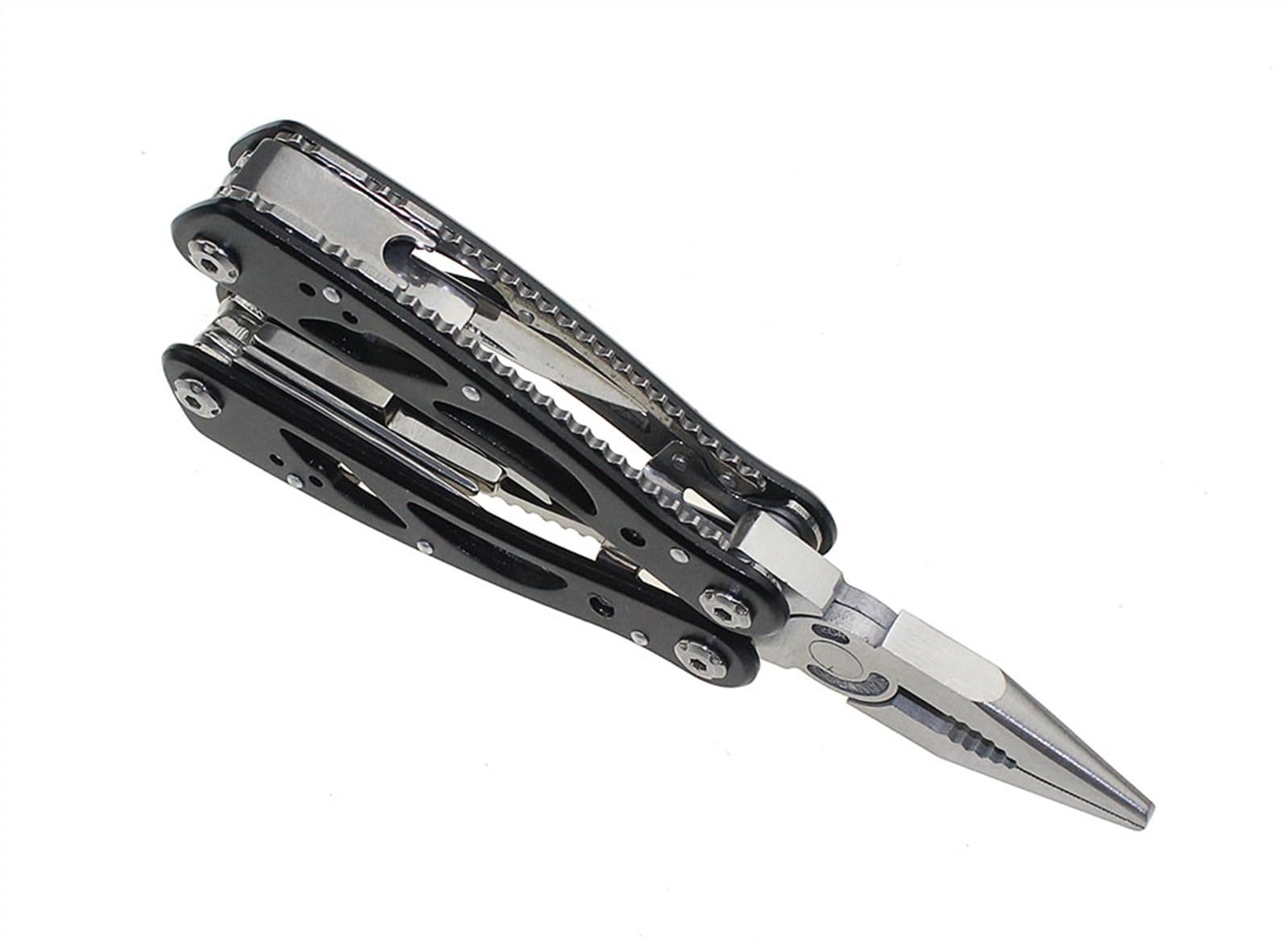 Couteau pliant multi-outils 24 en 1, 7 pouces, pince de poche Portable for la pêche, cyclisme, survie en plein air, Kit d'outils de réparation de vélos EDC