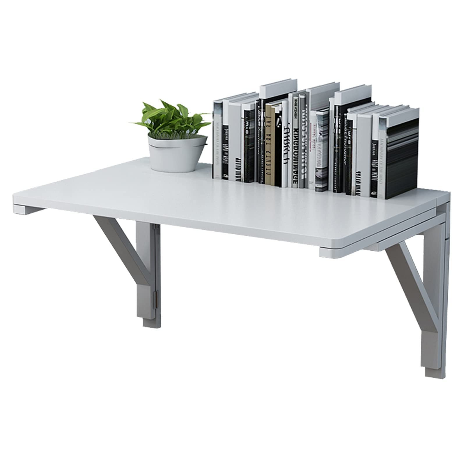 Table à manger de cuisine murale et petit bureau rabattable en bois