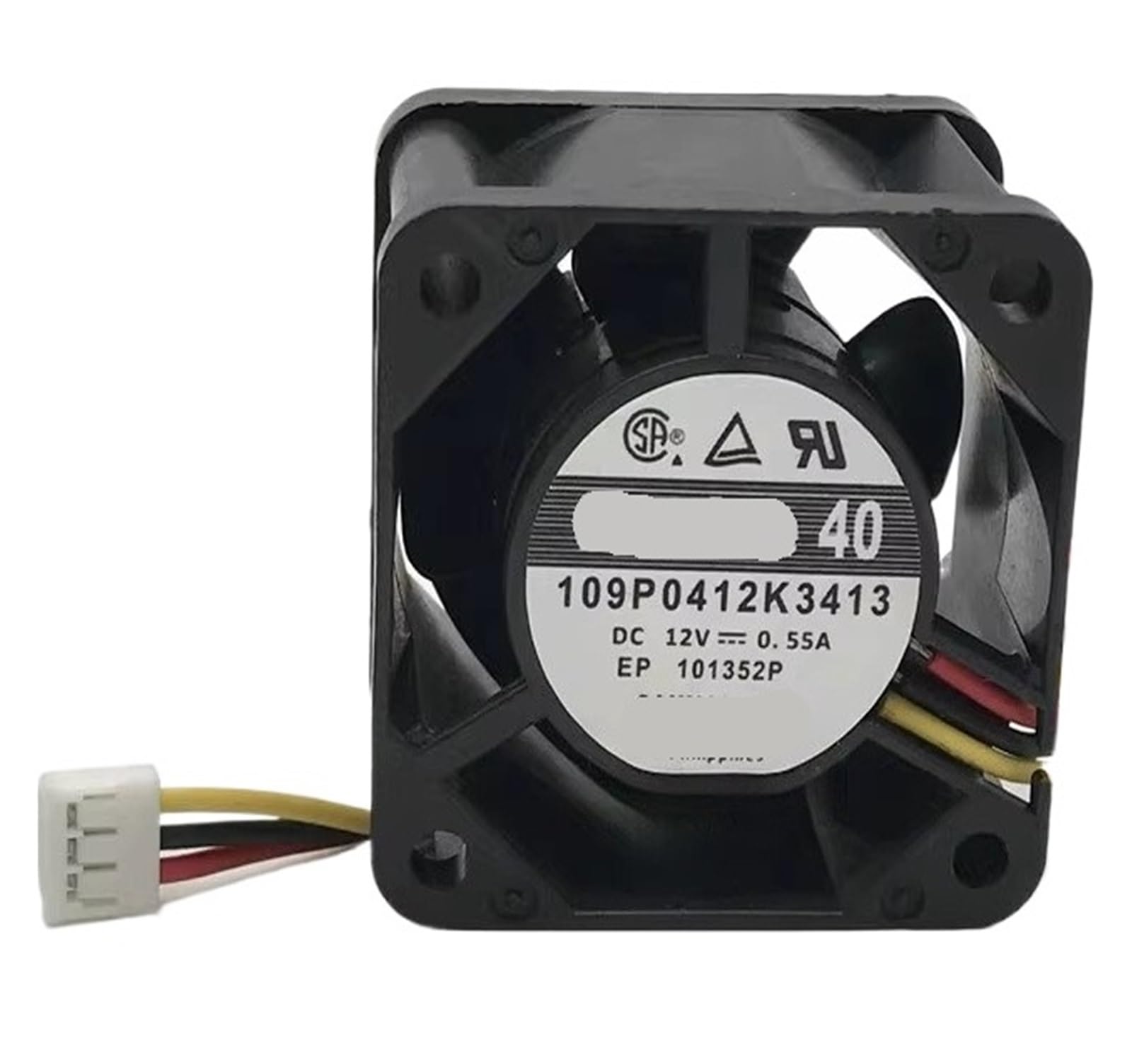 PEQYUACTE 4028 Double Ball Cooling Fan 12V 0.55A 109P0412K3413