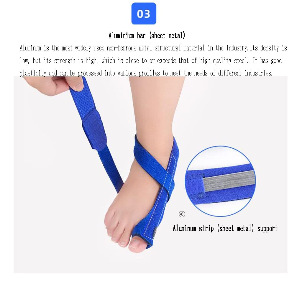Cinturón de corrección del Dedo Plantillas para Huesos del pie Grande, cómodas y duraderas para ortesis de Alivio del Dolor con Separador de Ayuda en valgo, para aliviar Las Herramientas de Cuidado