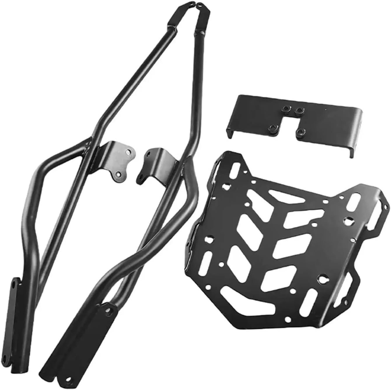 バイクリアサポートラック 荷物ラック 荷物サイドケースボックスラックブラケットキャリアシステムシェルフオートバイリアカワサキ用 NI