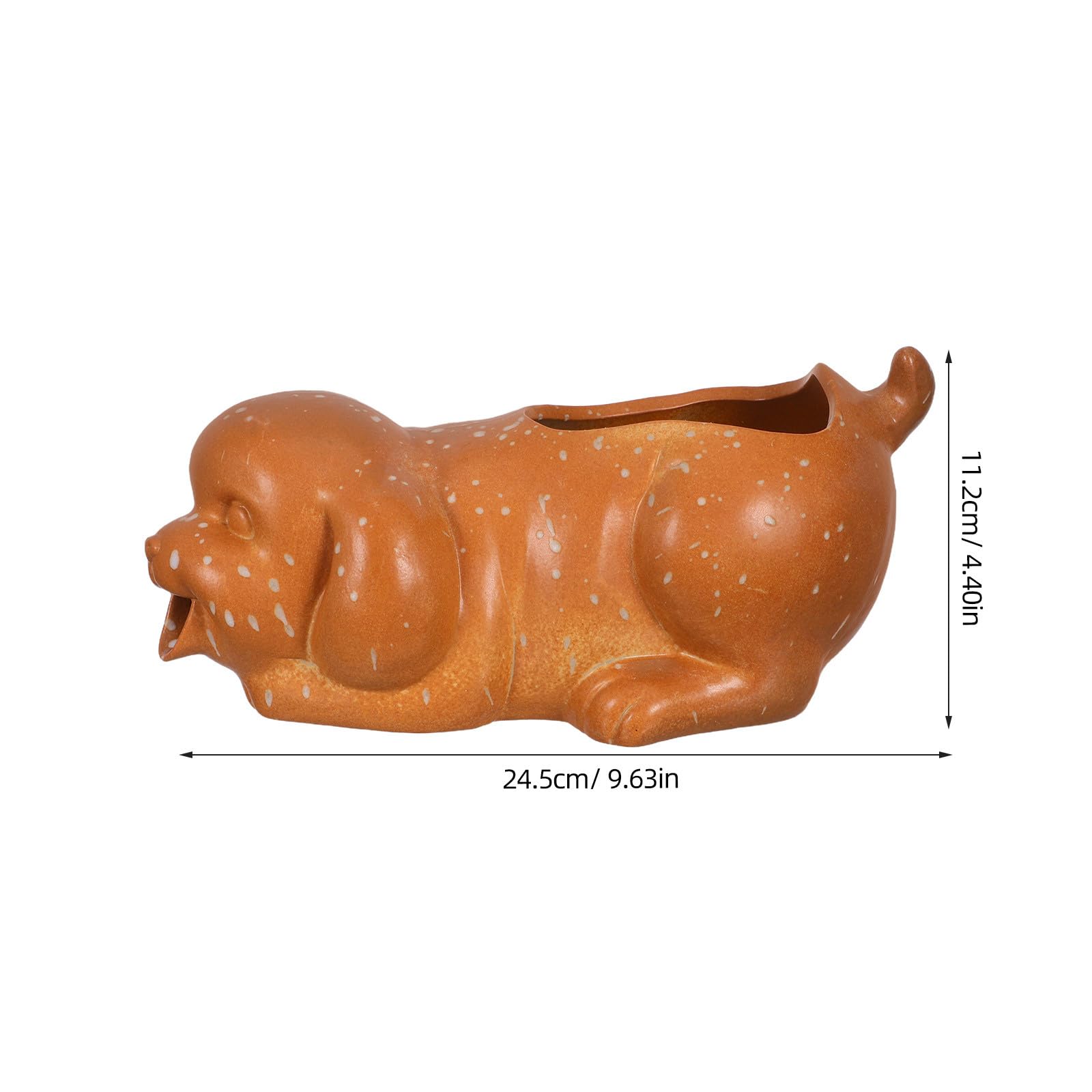 Gatuida Ornement Céramique De Jet Eau pour Aquarium Décoration Céramique pour Aquarium Fontaine Pot pour Cour Fontaine De Table