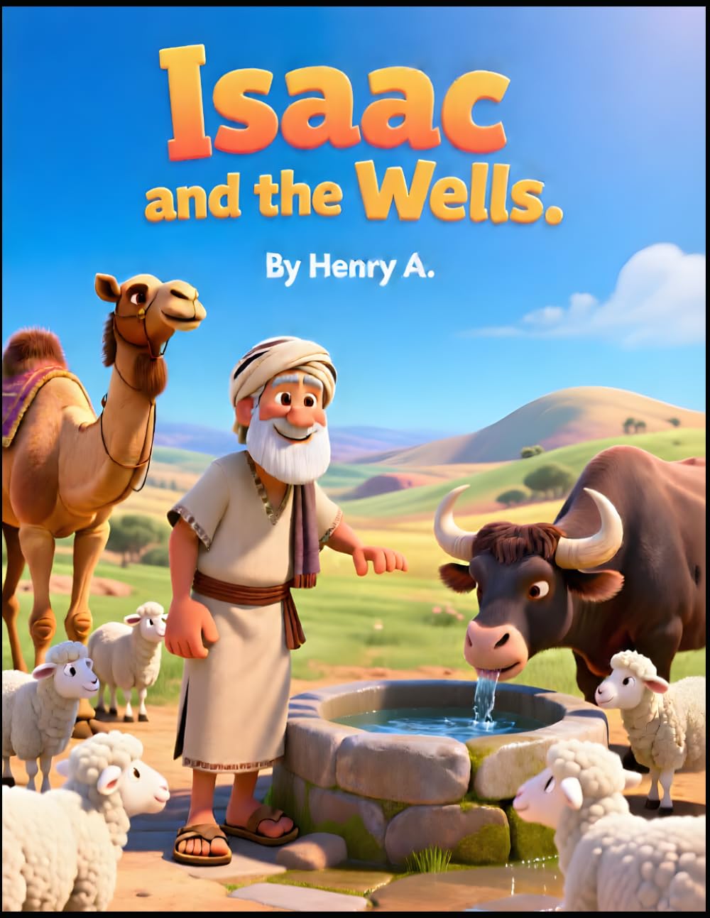 Isaac and the Wells | Isaac Bible storybook for children | Old Testament Bible stories children | Bible story about trusting God | Moral storybook ... 4-8 | perfect Christian gift for children