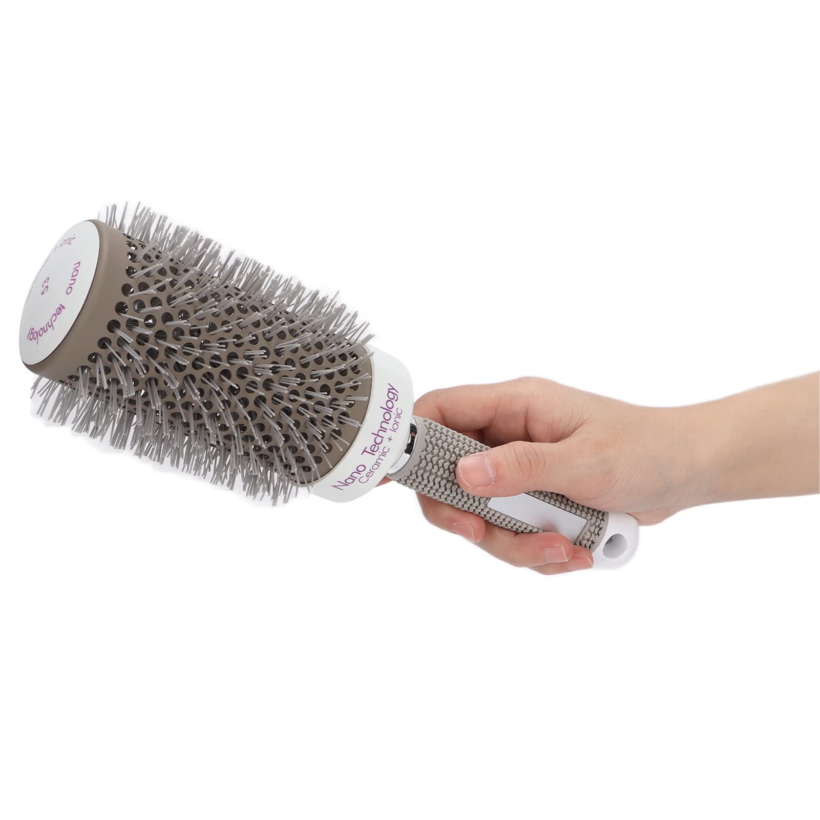 Set di 5 Spazzole Tonde, Pettine a Conduzione di Calore, Set di Strumenti per Parrucchieri per Arricciare L'asciugatura con il Phon, Spazzola Professionale per lo Styling dei Capelli, Set di Strumenti