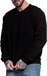 Moletom Masculino Blusão Básico Estilo Suéter Flanelado Confort Unissex