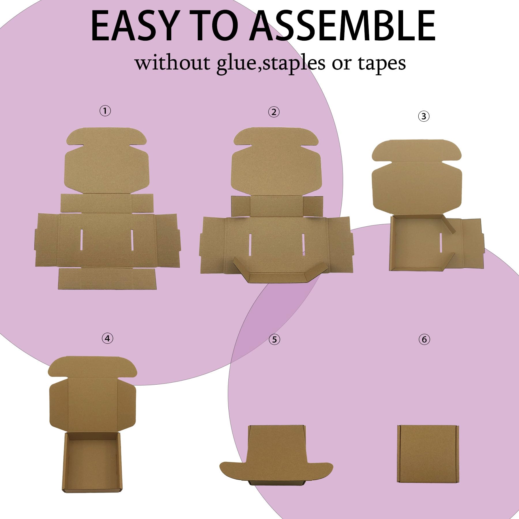 Juego de 25 cajas de envío de 9 x 9 x 2 pulgadas, caja de cartón corrugado marrón para embalaje, mudanza y almacenamiento de pequeñas empresas, embalaje de comercio electrónico (9 x 9 x 2 pulgadas)