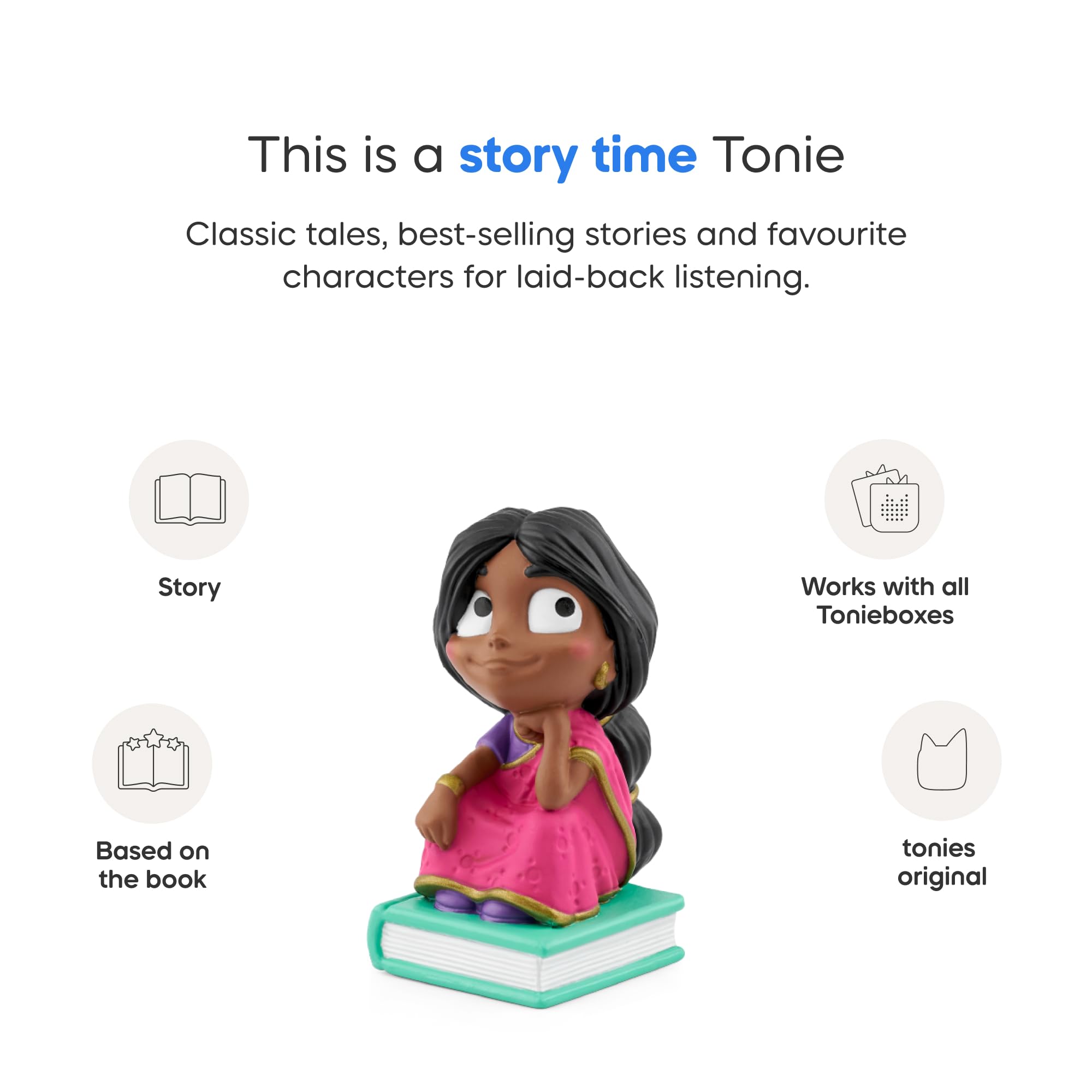 TONIES Cultural Tales: South Asian Tales Audio Classic Tonie Character, 55,425 cubic millimeters - Image 3