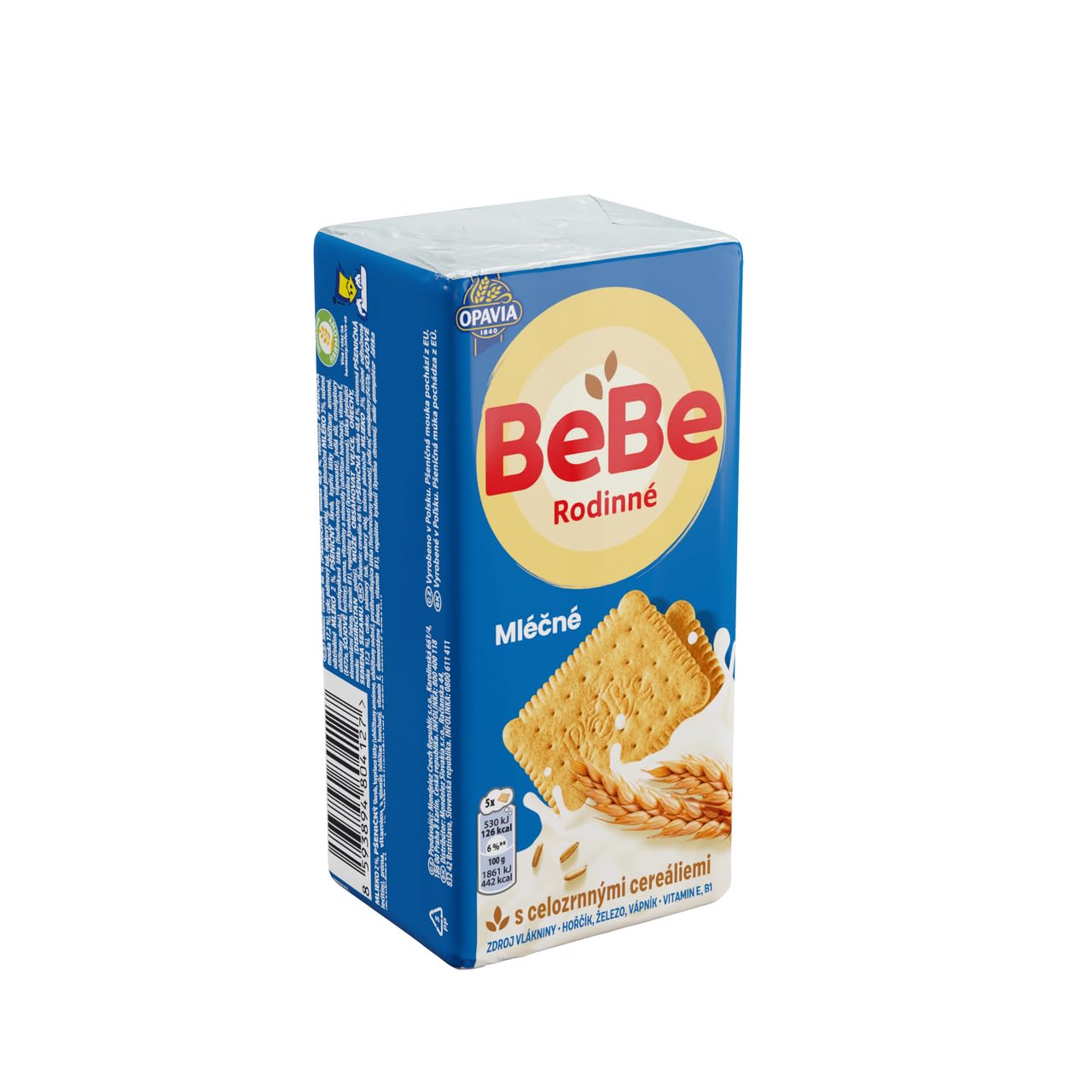 OPAVIA BeBe – ciastka mleczno-zbożowe, 30 × 130 g