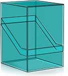 Mlikero Card Deck Cases, 6 Pack Acrylic Commander Deck Box Holding 100+ Sleeved Cards with 6 Dividers, Clear Card Storage Box Fit for MTG, TCG, Sports Cards