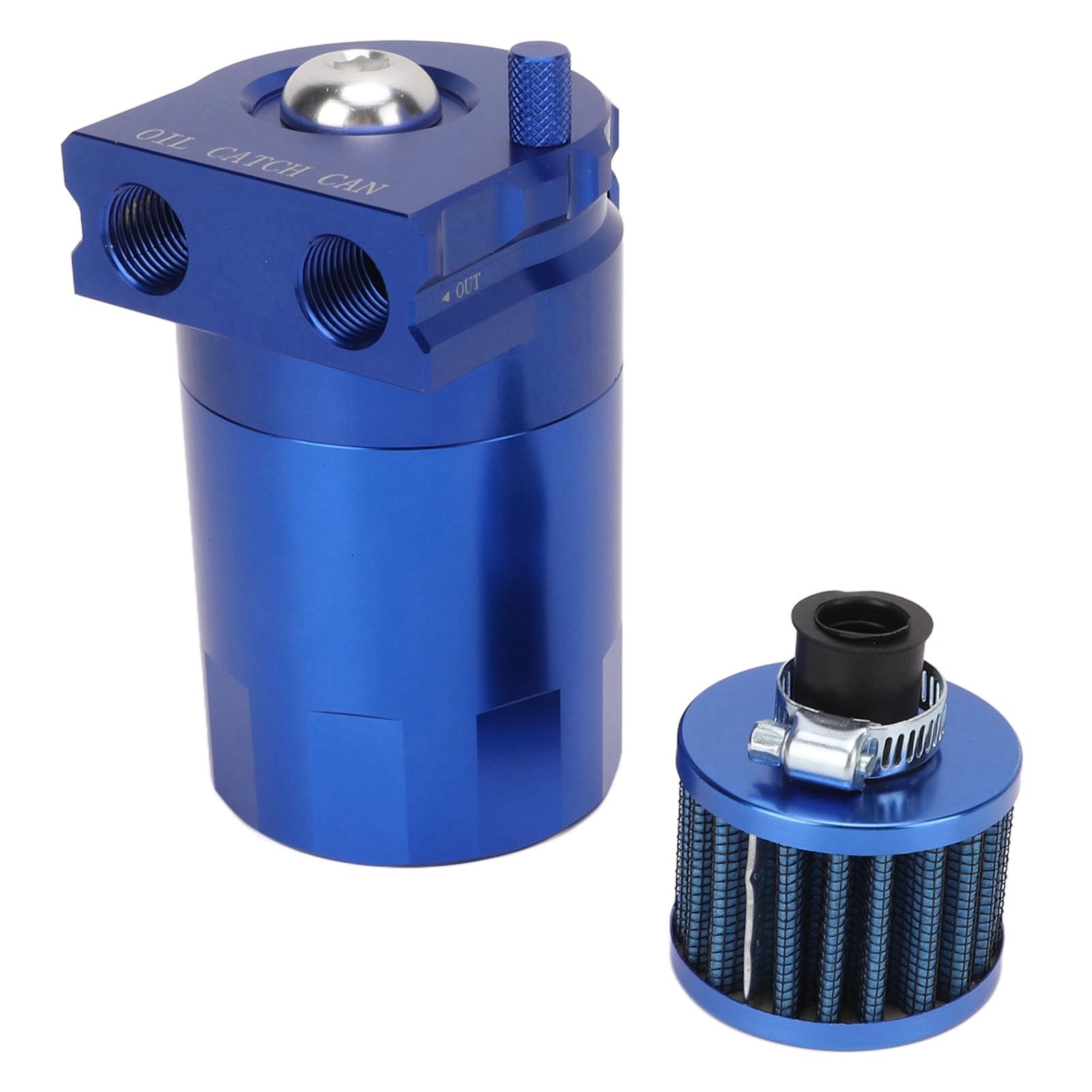 Récupérateur d'huile TKSE avec séparateur air/huile et filtre de reniflard, remplacement pour Expedition (Bleue)
