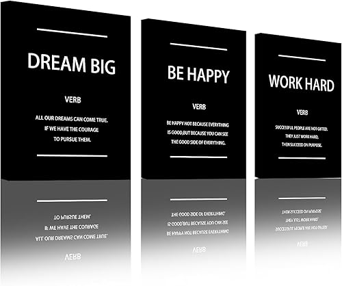 Miniatura 12 de Arte de pared motivacional para oficina, lienzo inspirador, arte de pared, póster de ajetreo, impresión de cita de empresario, pintura de pared, 3