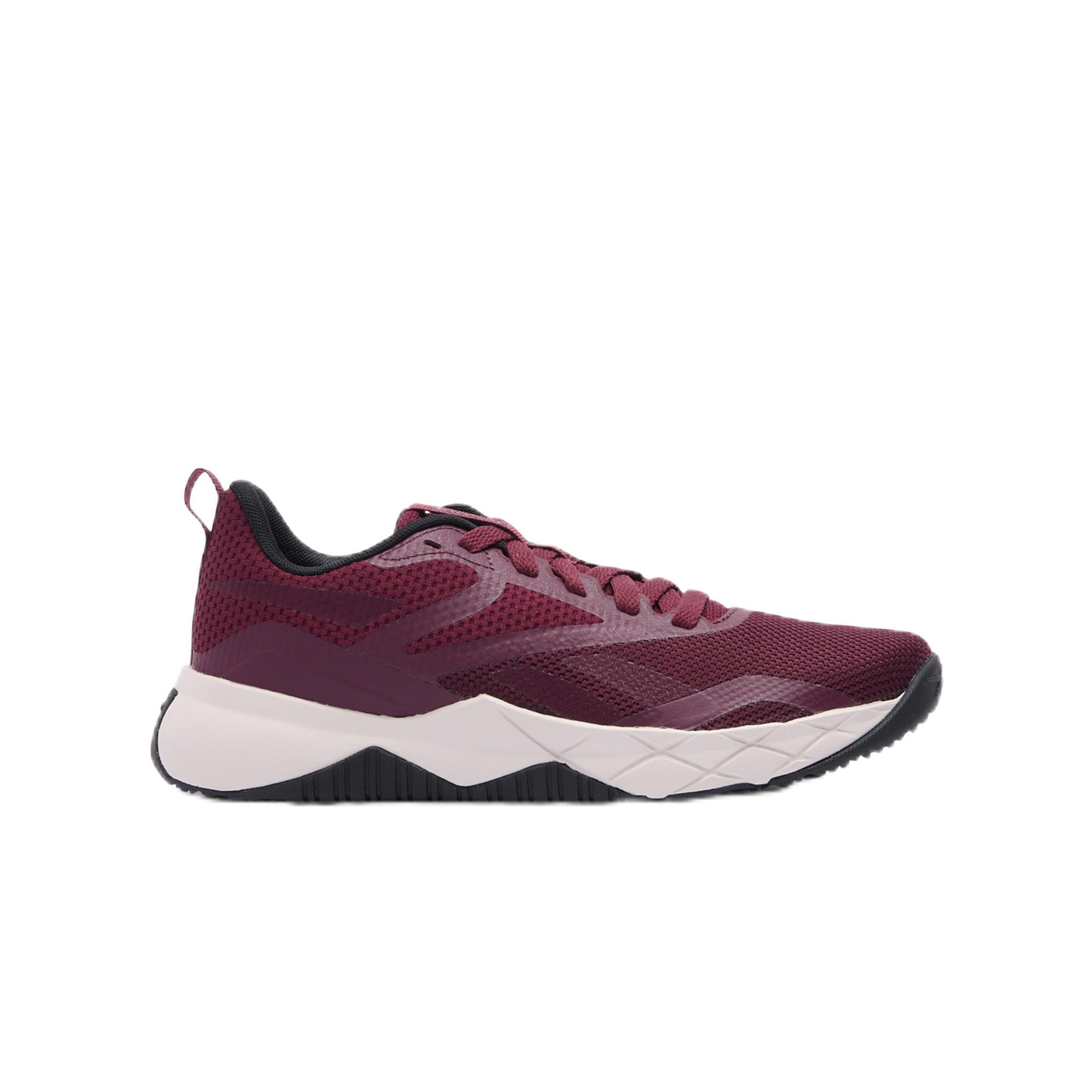 Reebok Womens Nfx Trainer Sneaker, Black Cherry Black Luxe Grey, 4.5 UK