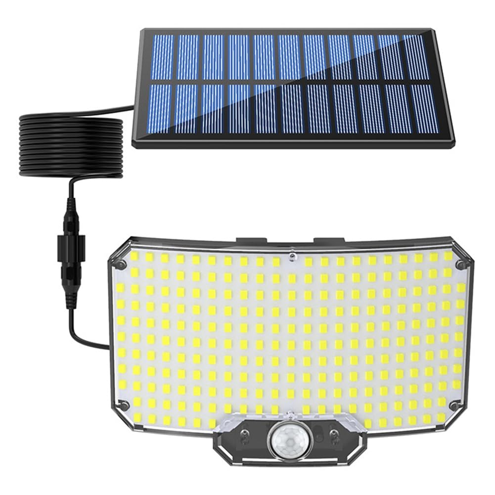 UDSKNV[KSL Motion Sensor Solar Security Light 234LED Waterproof Outdoor 3 Modes Split Design Flood Wall Light for Garden Yard Gara Garage
