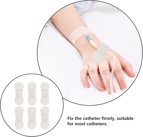 Miniatura 4 de 6 unidades Grip- Lok dispositivo de seguridad para PICC y cubo de drenaje, material flexible, diseño de perfil bajo para comodidad del paciente