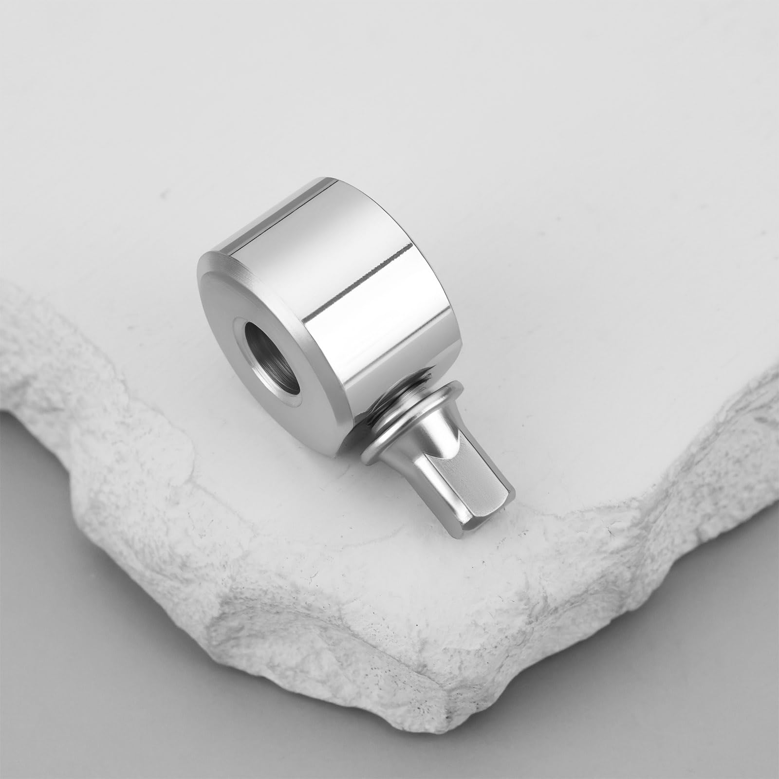 ECSiNG 2pcs Contrepoids en Acier pour Batte de Grosse Caisse Ouverture de 6,4mm Compatible avec La Plupart des Pédales de Batterie.